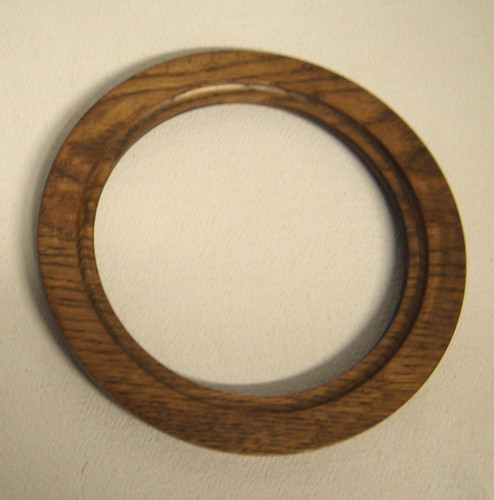 Vtg diameter oak wood - vtg, 9"